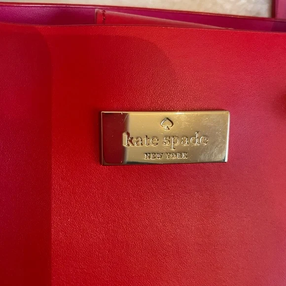 Kate Spade Vibrant Red Tote Bag - Picture 5 of 14
